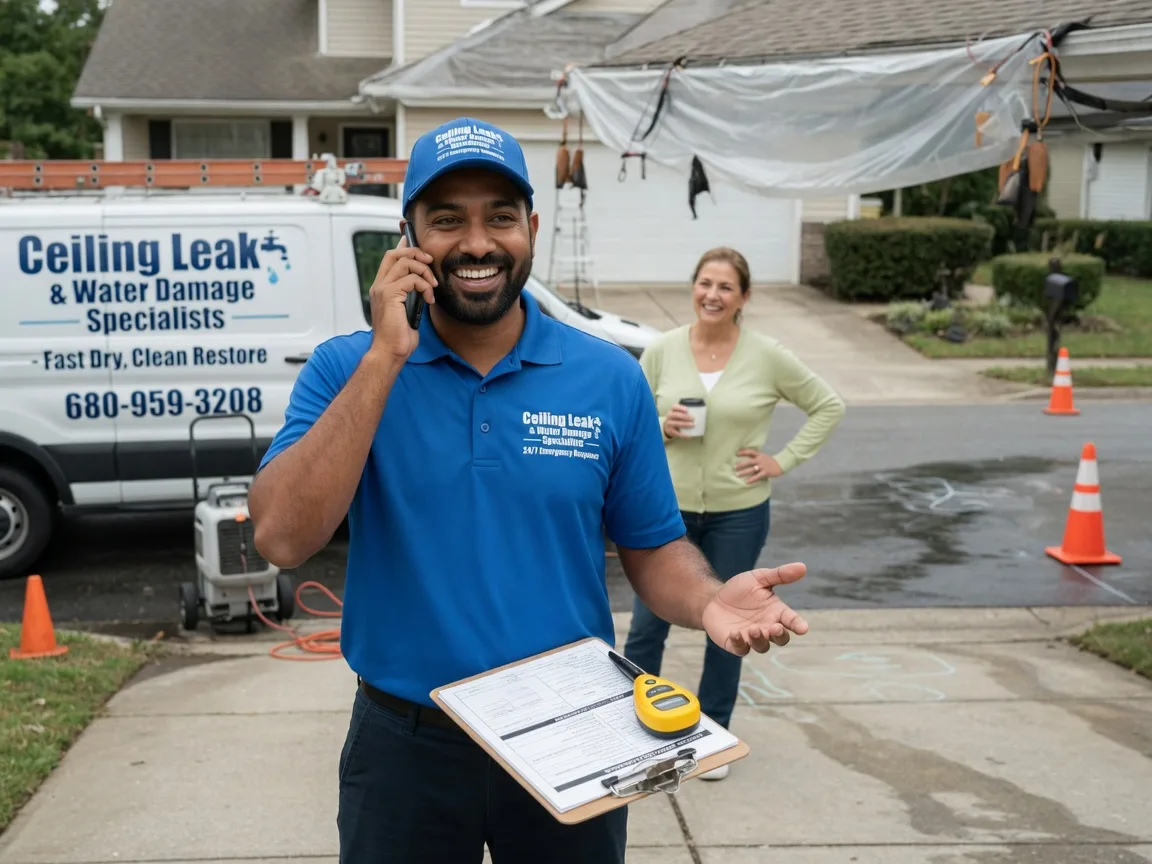 Ceiling Leak Cleanup Wallisville, TX FAQs